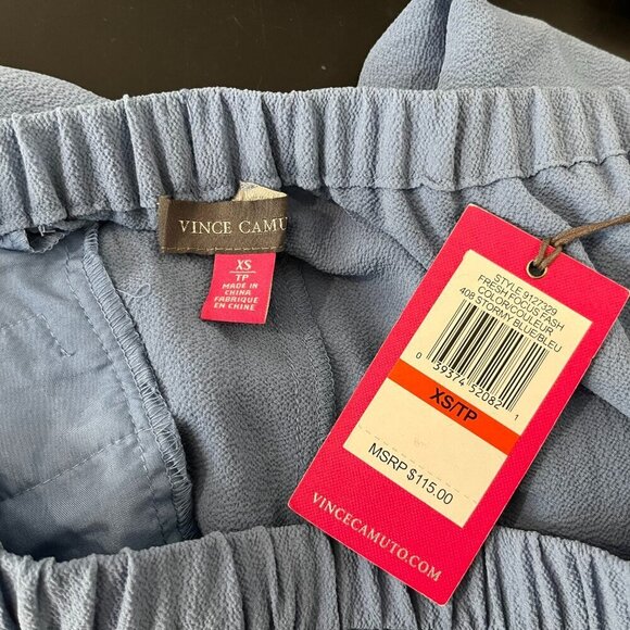 VINCE CAMUTO Women's Stormy Blue Fresh Focus Pants - Size XS - NWT $115 - Picture 2 of 6